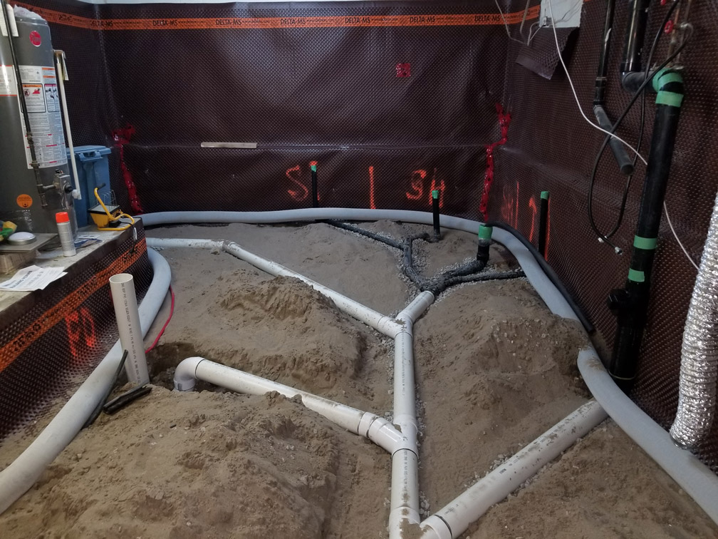 Basement Drain Line Repair