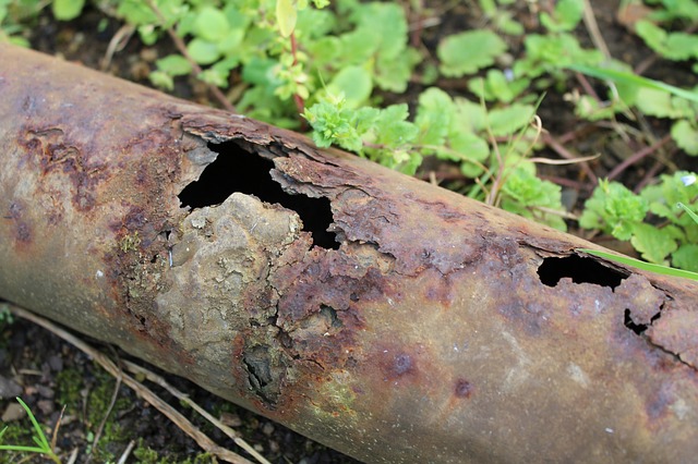 rusty pipe