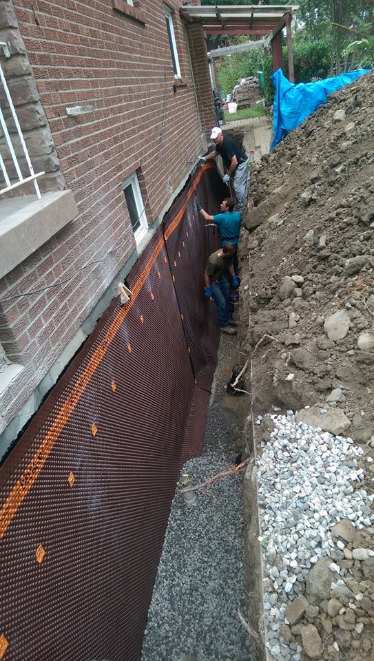 basement exterior waterproofing 