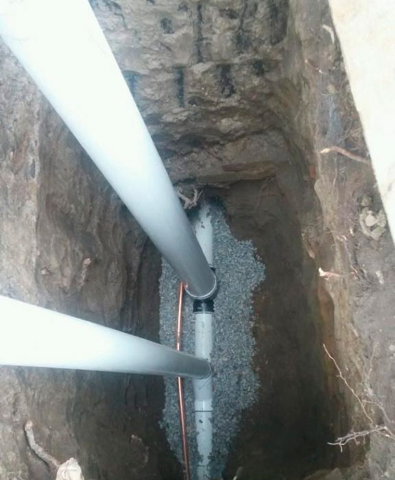 image of water line