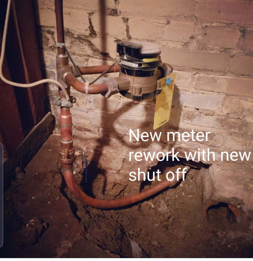 new meter rework with new shut off